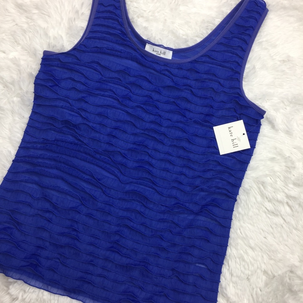 Kate Hill Essentials Ruffle Tank